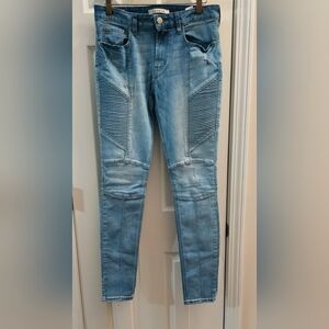 PacSun Men's Denim Stacked Skinny Jeans -Lt Blue Indigo 30x32.